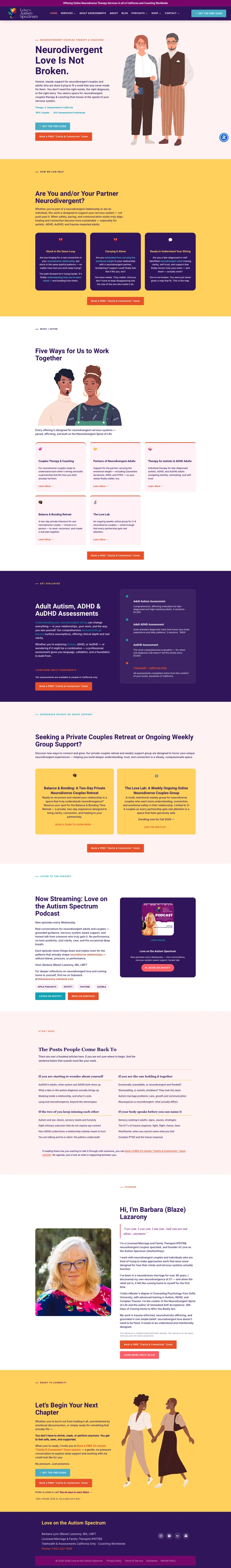 Counseling website, built by MindWP