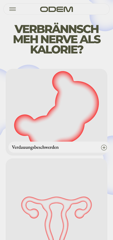 Health practice website, built by MindWP, on a phone